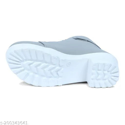 Romds Canvas Modern Casual Latest Chunky Party Stylish Trendy Design Comfortable Boot For Women